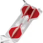 Puzdro Mission Force 90 priehľadné biele na 1 sadu šípok