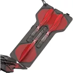 Puzdro Mission Force 90 priehľadné čierne na 1 sadu letiek na šípky