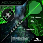 Šípky steel Mission Moldavite 25g 95% wolfram