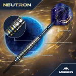 Šípky steel Mission Neutron 34g 95% wolfram