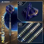 Šípky steel Mission Neutron 34g 95% wolfram
