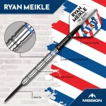 Šípky steel Mission Ryan Meikle 23g 90% wolfram