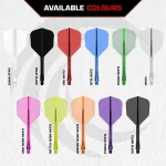 Mission Force 90 Vortex neon ružové integrované No6 letky a stredné násadky na šípky