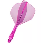 Mission Force 90 Vortex neon ružové integrované No2 letky a krátke násadky na šípky