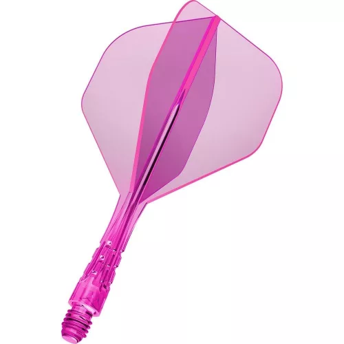 Mission Force 90 Vortex neon ružové integrované No2 letky a krátke násadky na šípky