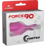 Mission Force 90 Vortex neon ružové integrované No2 letky a krátke násadky na šípky