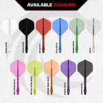 Mission Force 90 Vortex neon ružové integrované No2 letky a krátke násadky na šípky