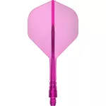 Mission Force 90 Vortex neon ružové integrované No2 letky a stredné násadky na šípky