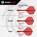 Mission Force 90 Vortex neon ružové integrované No2 letky a stredné násadky na šípky