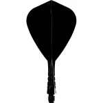 Mission Force 90 Vortex čierne integrované Kite letky a stredné násadky na šípky