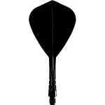 Mission Force 90 Vortex čierne integrované Kite letky a stredné násadky na šípky