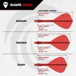 Mission Force 90 Vortex čierne integrované Kite letky a dlhé násadky na šípky