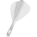 Mission Force 90 Vortex biele integrované Kite letky a krátke násadky na šípky