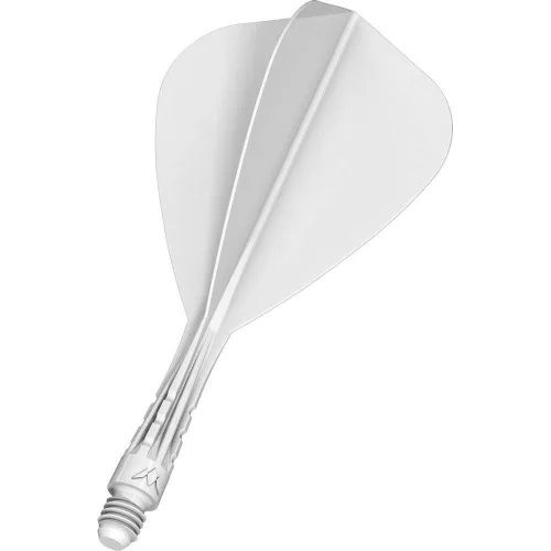 Mission Force 90 Vortex biele integrované Kite letky a krátke násadky na šípky