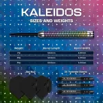 Šípky steel Mission Kaleidos 23g 95% wolfram