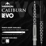 Hroty na steel šípky Mission Caliburn EVO 32mm čierne 3ks