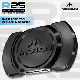 Nástroj na výmenu hrotov Mission R2.5 Rapid Points čierny