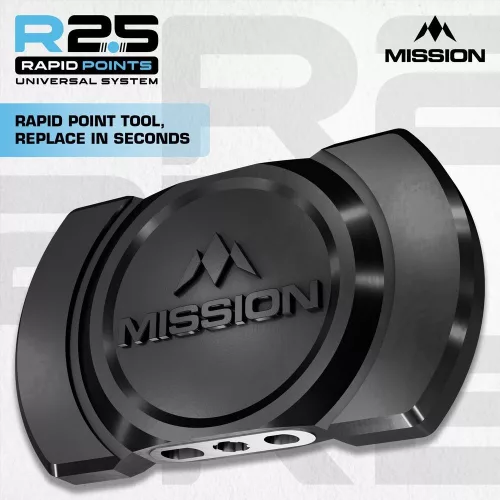 Nástroj na výmenu hrotov Mission R2.5 Rapid Points čierny