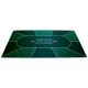 Podložka na poker Texas Holdem zelená, pogumovaná, 180×90