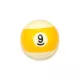 Biliardová guľa 57,2mm Pool č. 9