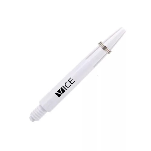 Násadky na šípky ONE80 Proplast Vice krátke biele, 35mm
