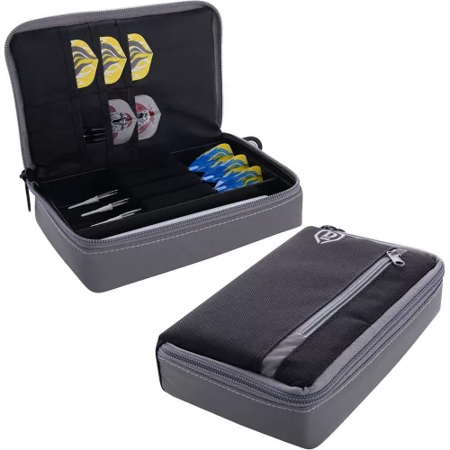 Puzdro na šípky ONE80, D Box, šedé, čierne