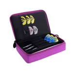 Puzdro na šípky ONE80, D Box, fialové, čierne