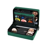 Puzdro na šípky One80 Double D-Box, tmavo zelené