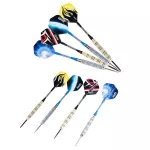 Šípky One80 Steel Pack, brass, 12 šípok