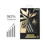 Sada steel šípok ONE80 Revolution II Renegade 22g, 90% wolfram