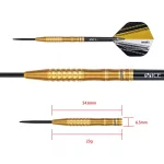 Šípky steel One80 Dave Ladley 23g, 90% wolfram