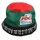PDC Fanúšikovská čiapka, červeno-zelená