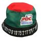 PDC Fanúšikovská čiapka, červeno-zelená