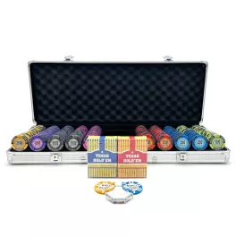   Poker set GameStar 500 ks, 13,5g žetóny, hliníkový kufrík