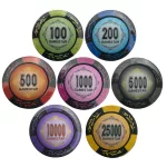 Poker set GameStar 500 ks, 13,5g žetóny, hliníkový kufrík