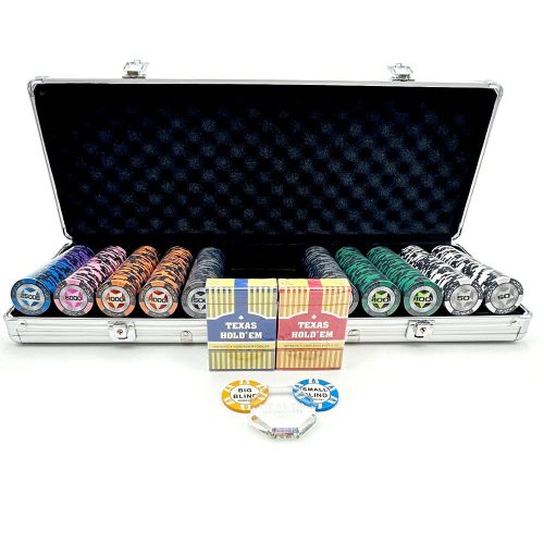 Poker set Star 500 ks, 13,5g očíslované žetóny, hliníkový kufrík