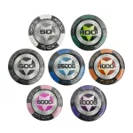 ProZona Poker set Star 500 ks, 13,5g očíslované žetóny, hliníkový kufrík