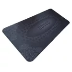 Luxusná pokrová podložka čierna, pogumovaná, 180×90cm