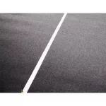 Pokrová podložka čierna matná, pogumovaná, 180×90cm