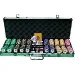 Pokrová sada Las Vegas Pokerclub 500 ks, 14g, vysoké hodnoty