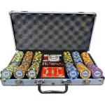 Pokrová sada Monte Carlo 300 ks, 14g, vysoké hodnoty