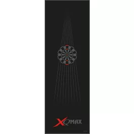 Koberec pred terč XQ Max čierno-červený 237 x 80 cm