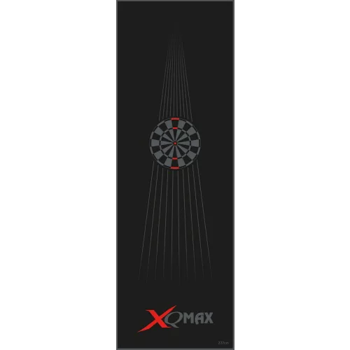 Koberec pred terč XQ Max čierno-červený 237 x 80 cm