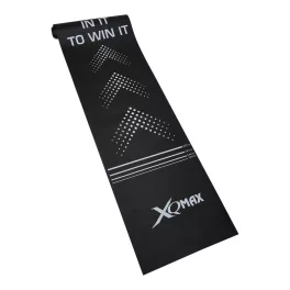 Koberec pred terč XQ Max čierny 300 x 62 cm PVC s hranicou hodov