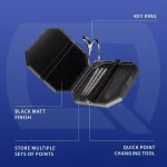 Nástroj na výmenu hrotov Harrows Premium Quick Point čierny