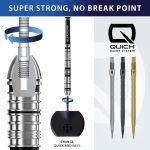 Hroty na šípky Harrows Quick Point Micro Grip čierne 30mm 3ks