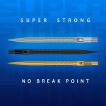 Hroty na šípky Harrows Quick Point HM Grip zlaté 30mm 3ks