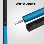 Pool biliardové tágo Rhino G-L Sky Blue, dvojdielne s karbónovou špicou