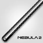 Pool biliardové tágo Rhino Nebula 2 Jet Black, dvojdielne s karbónovou špicou