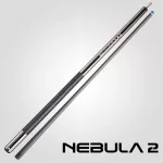 Pool biliardové tágo Rhino Nebula 2 Charcoal Gray karbonová špica 12,4mm Sport Wrap
